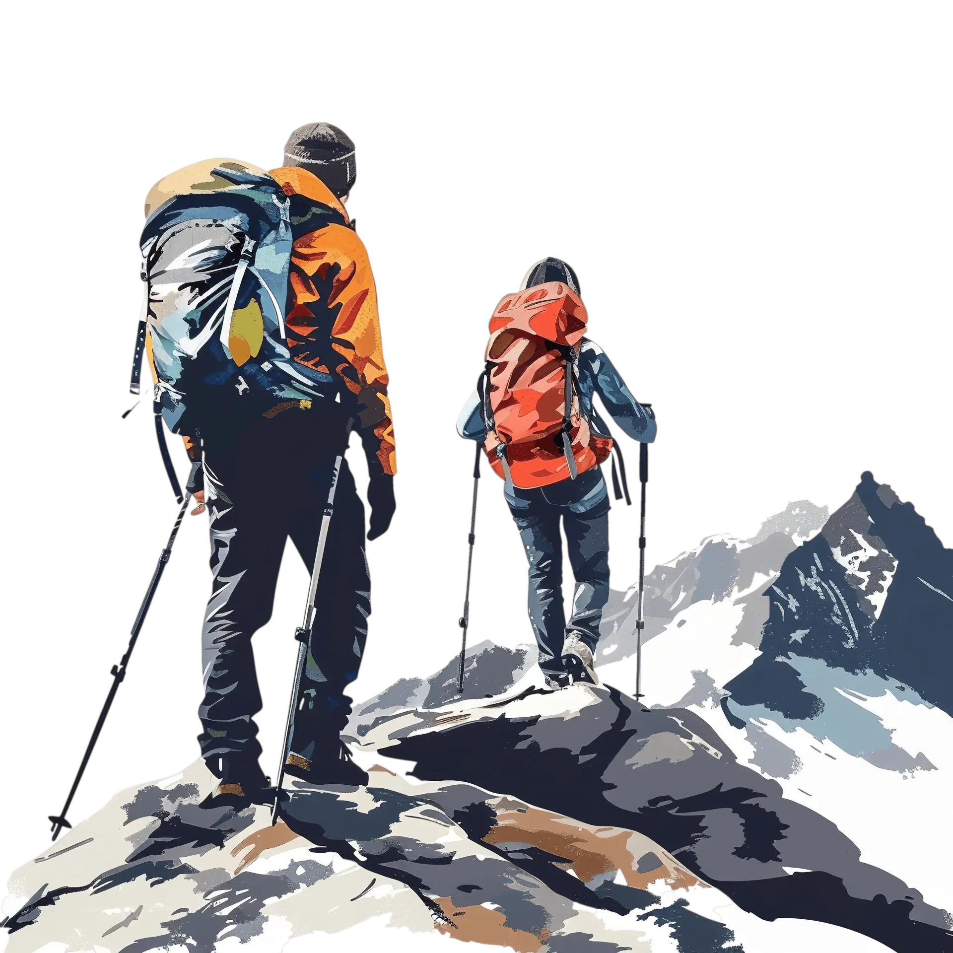 —Pngtree—hiking and climbing mountaineering adventures_15543390